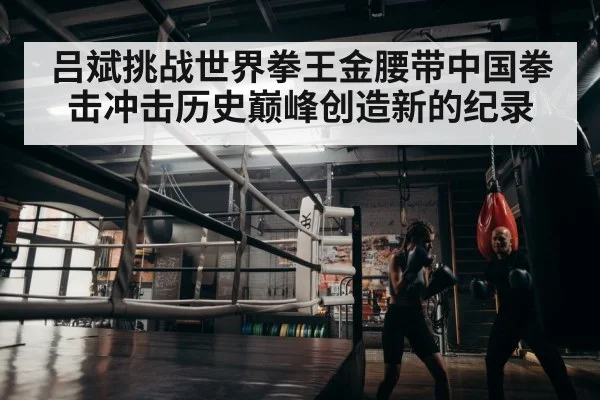 吕斌挑战世界拳王金腰带中国拳击冲击历史巅峰创造新的纪录